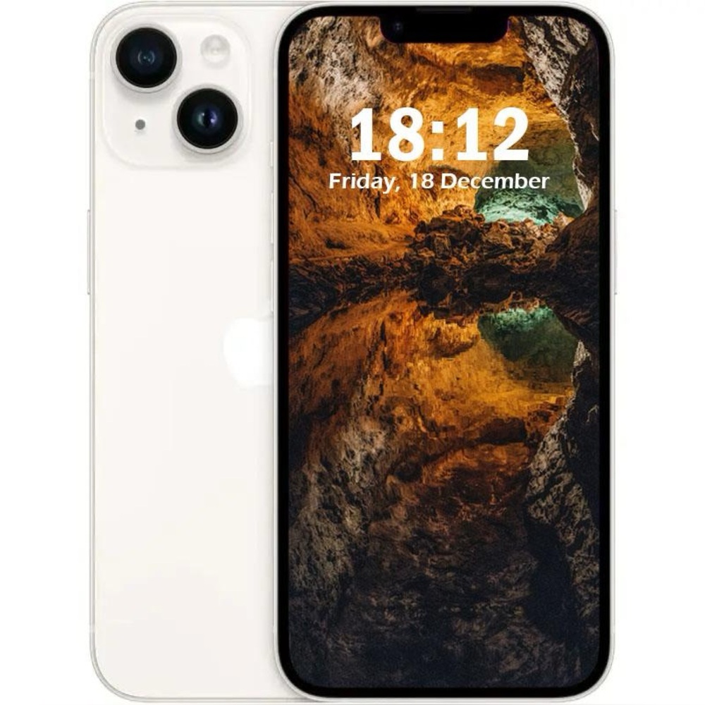 Apple iPhone 14 in Starlight 128gb